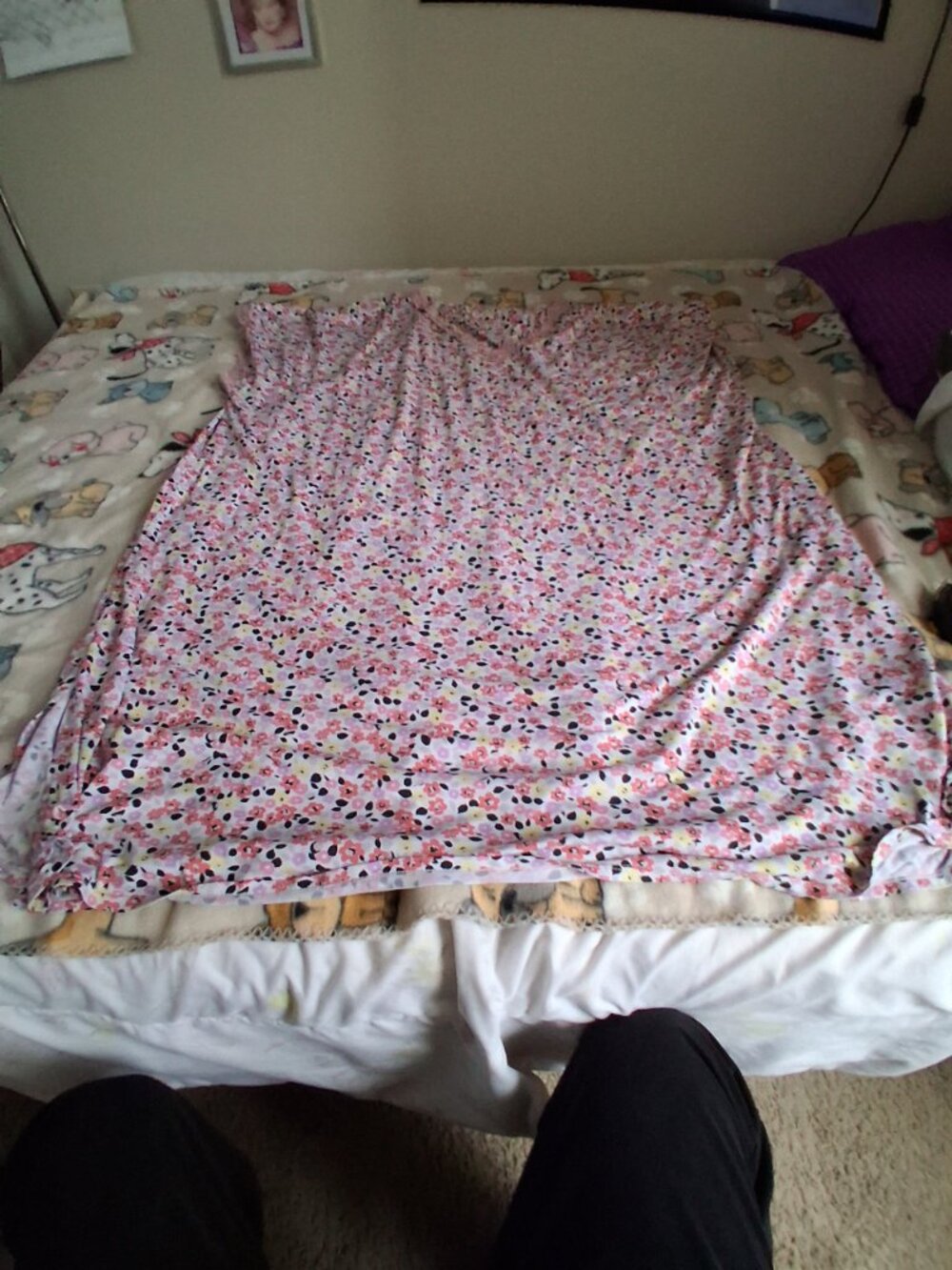 womans plus nightgown